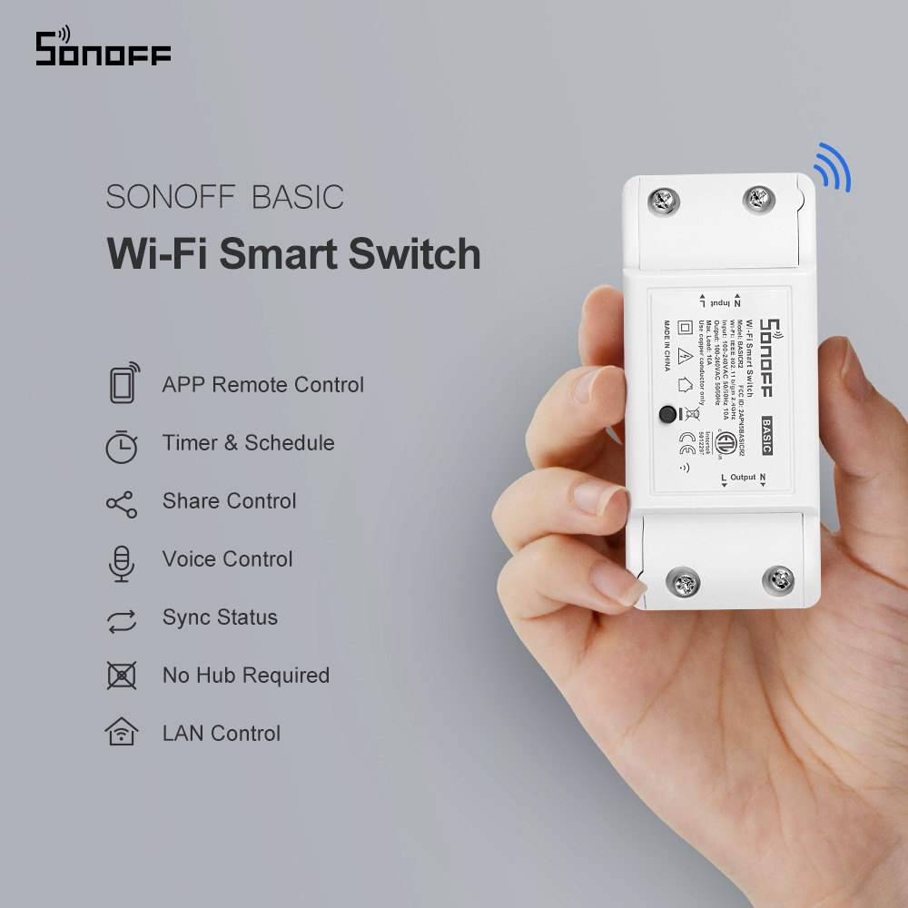 Itead SONOFF Basic R2 Mini DIY - Sonoff Basic Switch review and price