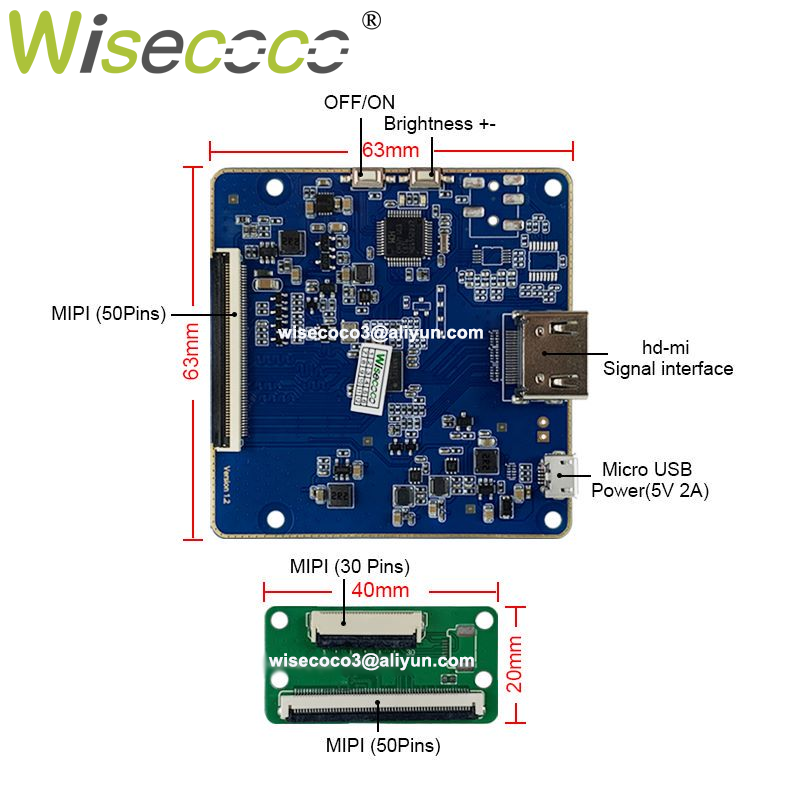 Wisecoco 4 Inch 720x720 LCD Di - Home Automation Raspberry Pi review and price